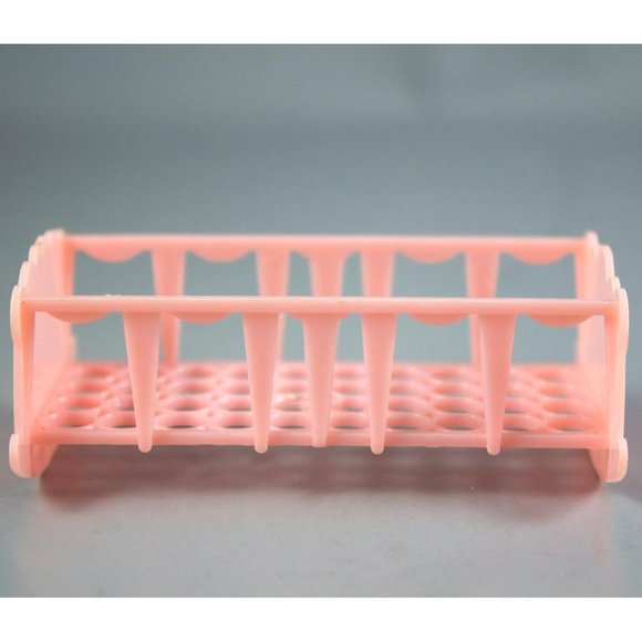 Vintage Allied Pink Plastic Cradle Dollhouse Miniature 3 1/8 Inch Long - Picture 1 of 8